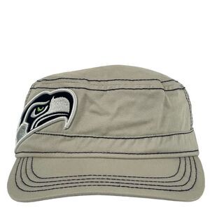 SEATTLE SEAHAWKS New Era Cap Womens Khaki Gray Embroidered Utility Cadet Hat
